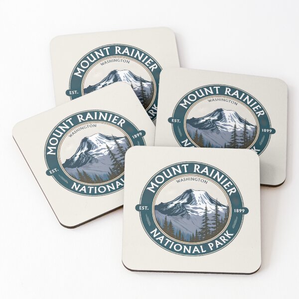 Item preview, Mount Rainier National Park - Washington - US  designed and sold by GoodOldVintage.