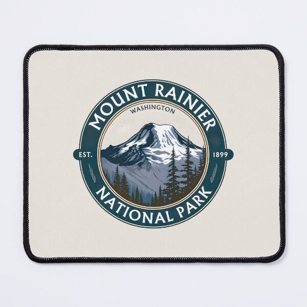 Item preview, Mount Rainier National Park - Washington - US  designed and sold by GoodOldVintage.