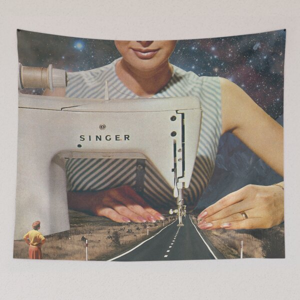 Item preview, This is how a road gets made - Sewing Machine designed and sold by Vertigo Artography.