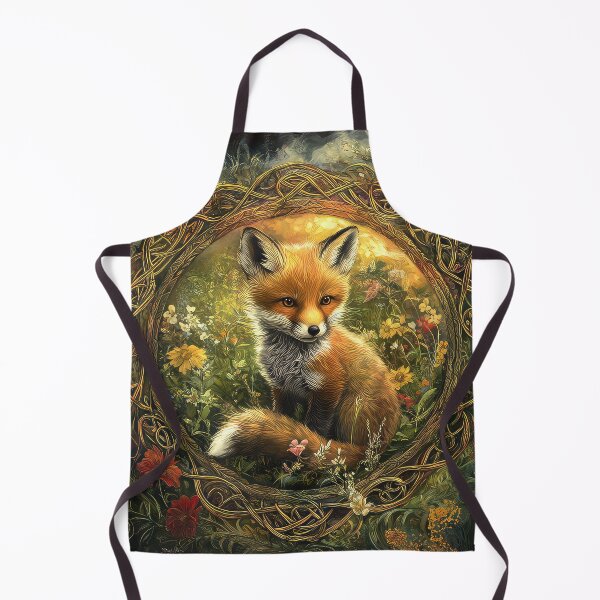 Item preview, Cute Celtic Fox Cub designed and sold by thewandswant.