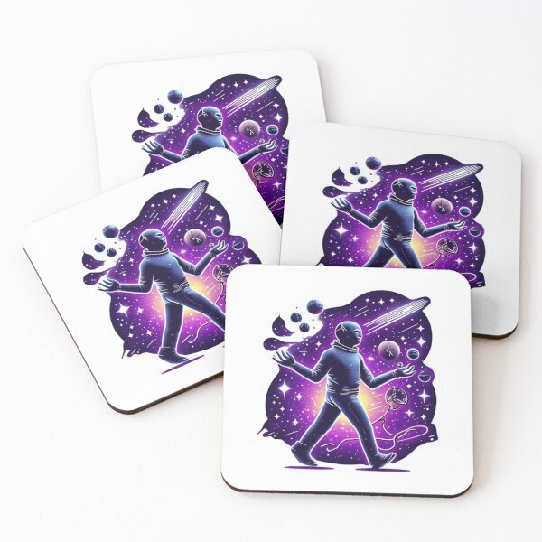 Item preview, Retrograde Messenger – Cosmic Mercury Sticker of Chaos & Reflection designed and sold by Imaginarium of Chaos falcon88 .