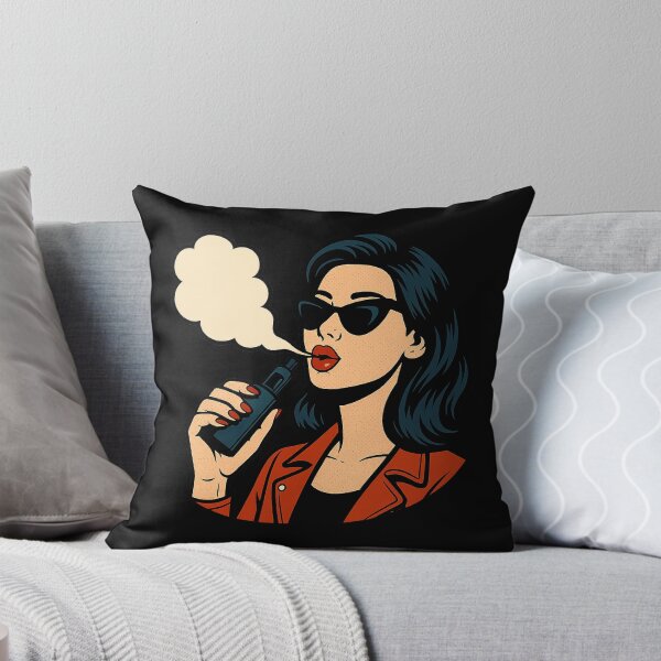 Artikelvorschau, Pop Art Vape Woman – Retro Cool & Bold entworfen und verkauft von House of Taste Vape Designs.