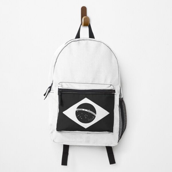 Item preview, Black and White Brazil Flag designed and sold by Starstacks.