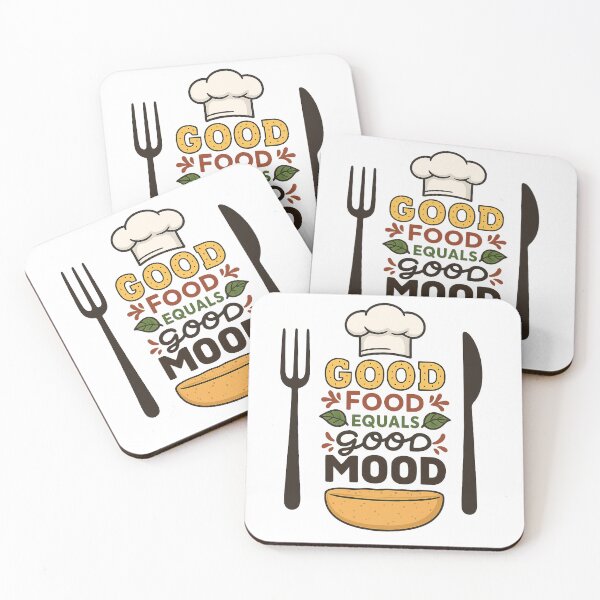 Item preview, Good Food Equals Good Mood – Foodie Quote designed and sold by ChaaiTee.
