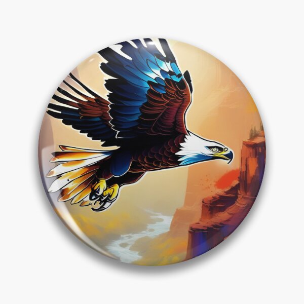 Item preview, Flying eagle motif designed and sold by lookmade.