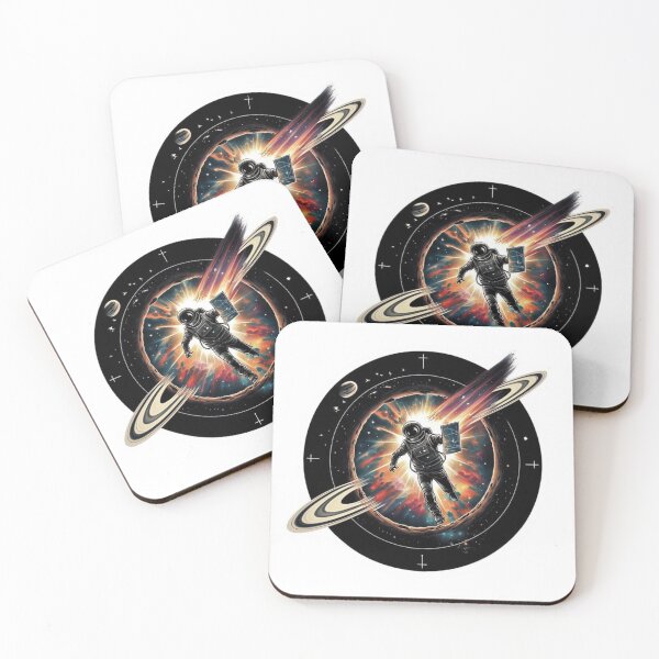 Item preview, Cosmic Comeback – Galactic Rebirth Sticker Design designed and sold by Imaginarium of Chaos falcon88 .