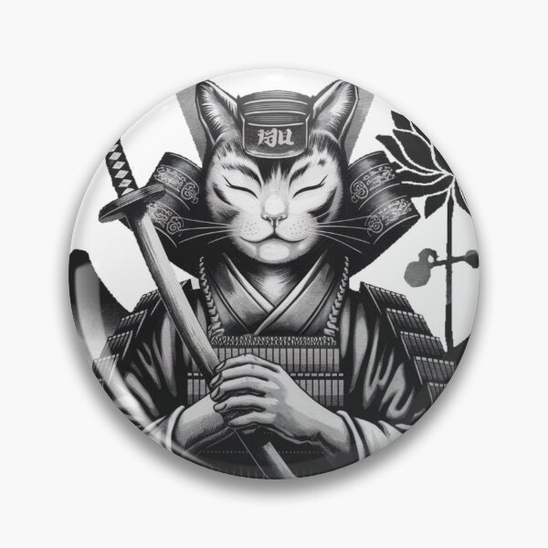 Item preview, Samurai Cat Anime Student Memes designed and sold by CandyVenom.