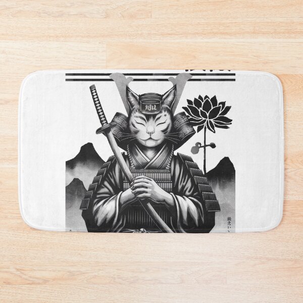 Item preview, Samurai Cat Anime Student Memes designed and sold by CandyVenom.