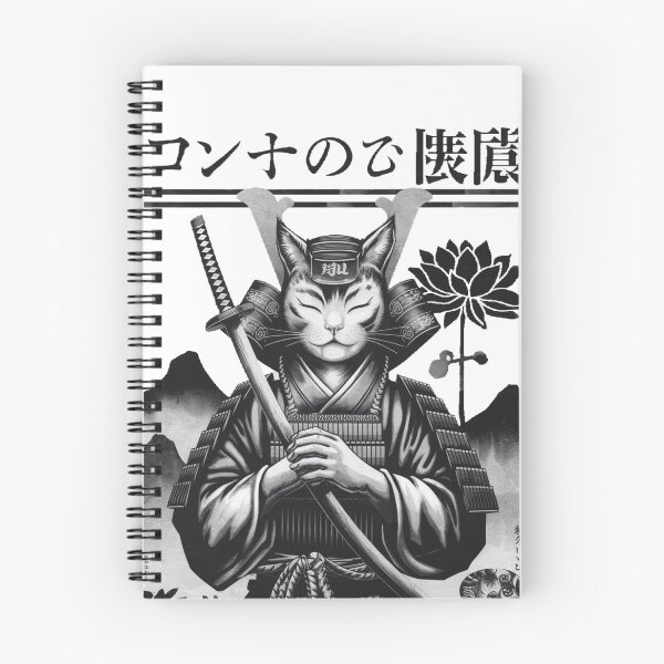 Item preview, Samurai Cat Anime Student Memes designed and sold by CandyVenom.
