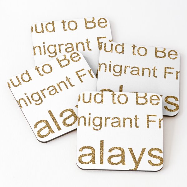 Item preview, PROUD TO BE AN IMMIGRANT FROM MALAYSIA SEQUIN designed and sold by TheIconSmith.