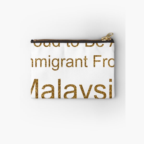 Item preview, PROUD TO BE AN IMMIGRANT FROM MALAYSIA SEQUIN designed and sold by TheIconSmith.