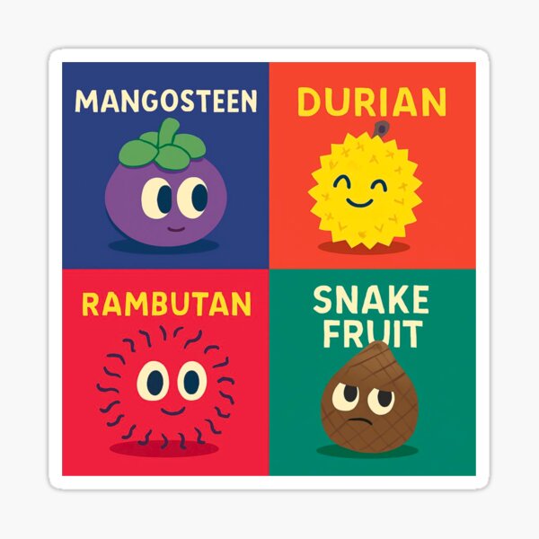Item preview, Fun Tropical Fruits  designed and sold by IbuJenArt.