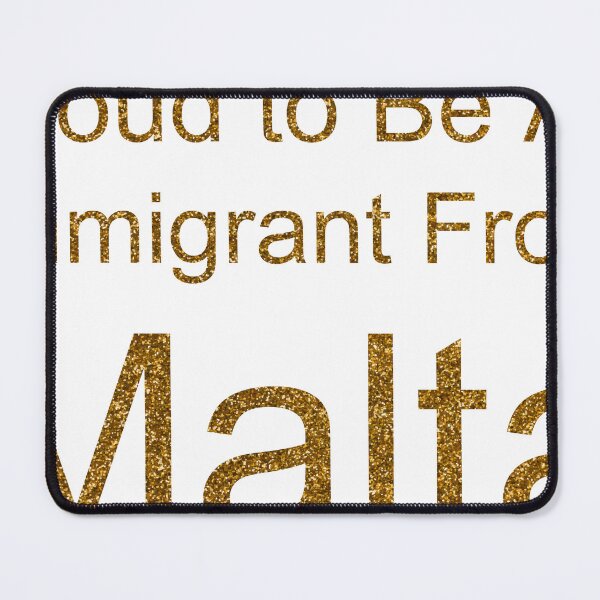Item preview, PROUD TO BE AN IMMIGRANT FROM MALTA SEQUIN designed and sold by TheIconSmith.