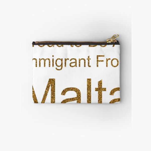 Item preview, PROUD TO BE AN IMMIGRANT FROM MALTA SEQUIN designed and sold by TheIconSmith.