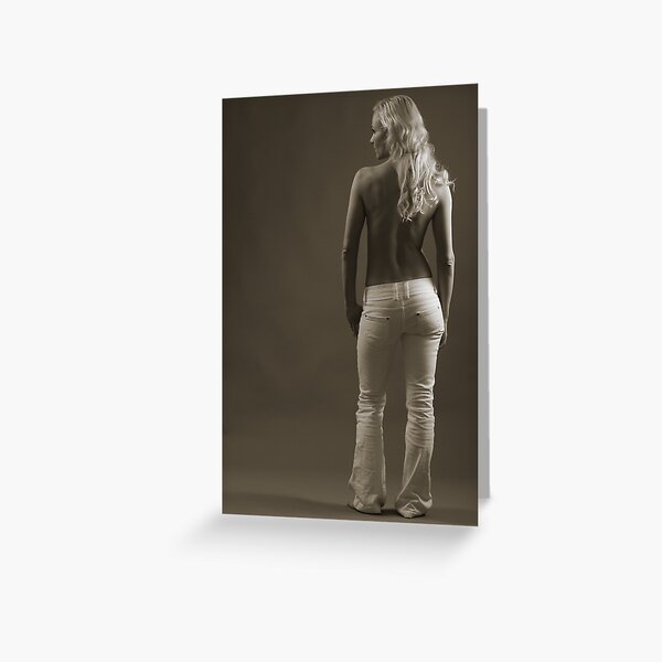 blonde Greeting Card