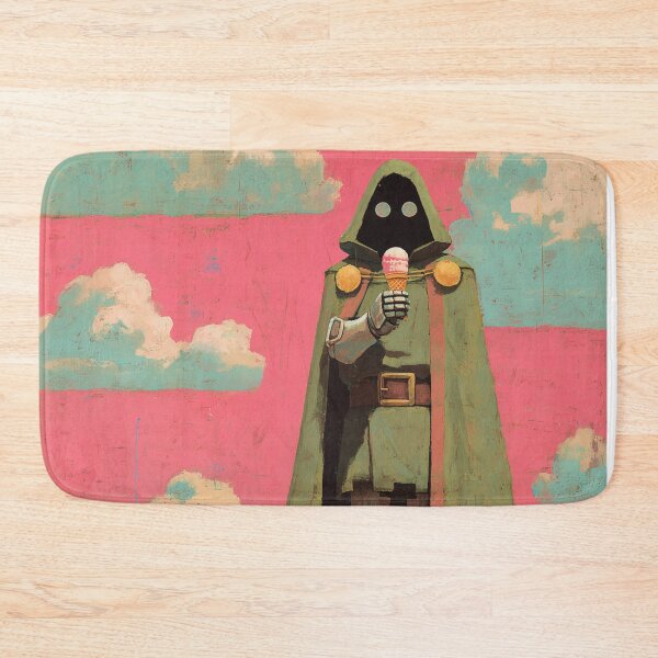 Item preview, Masked warrior at the beach – ice cream & armor designed and sold by LoomisDreams.