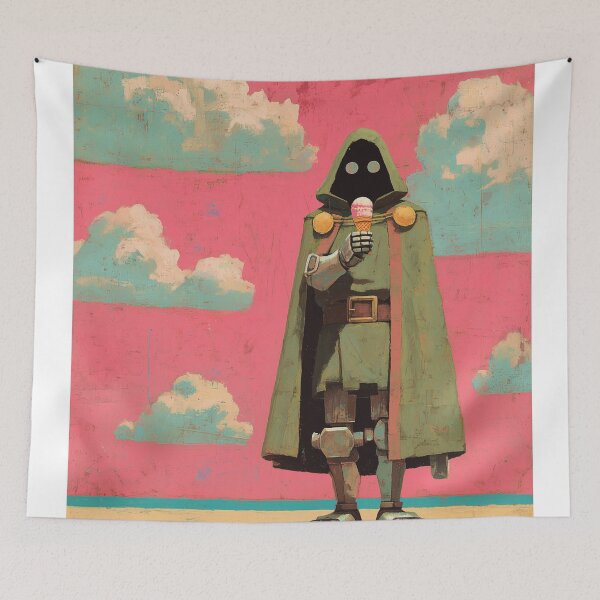 Item preview, Masked warrior at the beach – ice cream & armor designed and sold by LoomisDreams.
