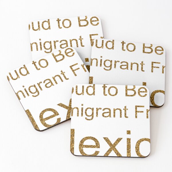 Item preview, PROUD TO BE AN IMMIGRANT FROM MEXICO SEQUIN designed and sold by TheIconSmith.