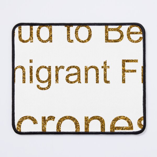 Item preview, PROUD TO BE AN IMMIGRANT FROM MICRONESIA SEQUIN designed and sold by TheIconSmith.