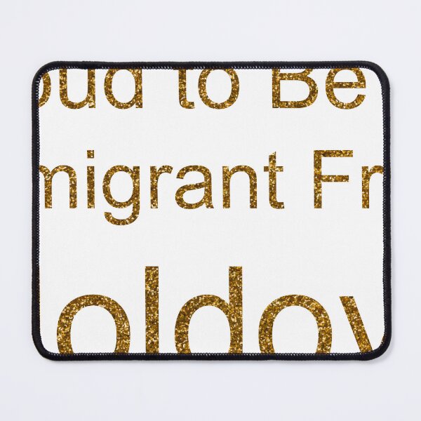 Item preview, PROUD TO BE AN IMMIGRANT FROM MOLDOVA SEQUIN designed and sold by TheIconSmith.