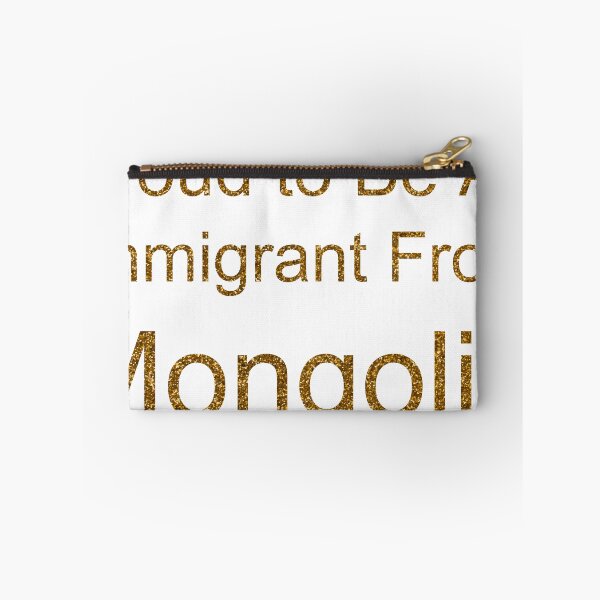 Item preview, PROUD TO BE AN IMMIGRANT FROM MONGOLIA SEQUIN designed and sold by TheIconSmith.
