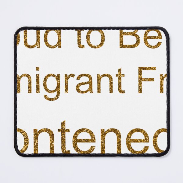 Item preview, PROUD TO BE AN IMMIGRANT FROM MONTENEGRO SEQUIN designed and sold by TheIconSmith.