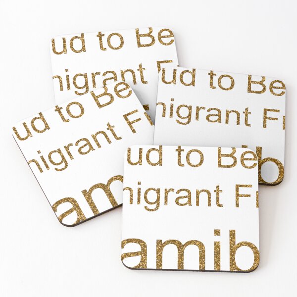 Item preview, PROUD TO BE AN IMMIGRANT FROM NAMIBIA SEQUIN designed and sold by TheIconSmith.