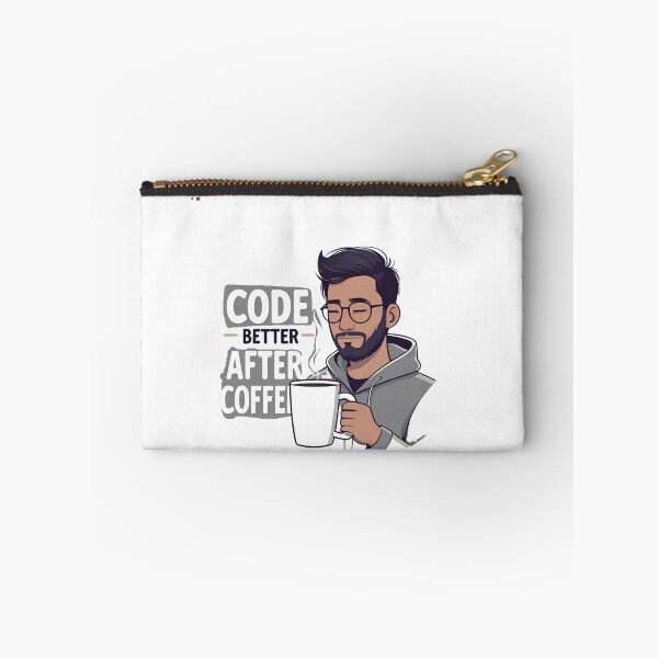 Item preview, Code Better After Coffee – Funny Programmer designed and sold by TheTeeSpark.