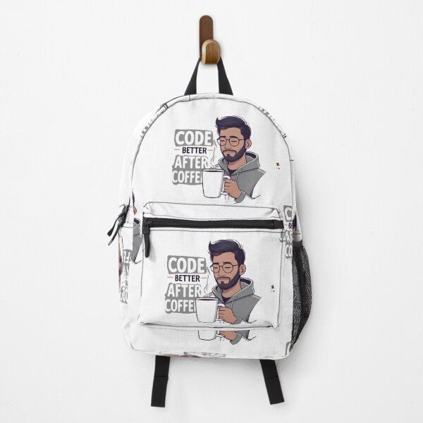 Item preview, Code Better After Coffee – Funny Programmer designed and sold by TheTeeSpark.