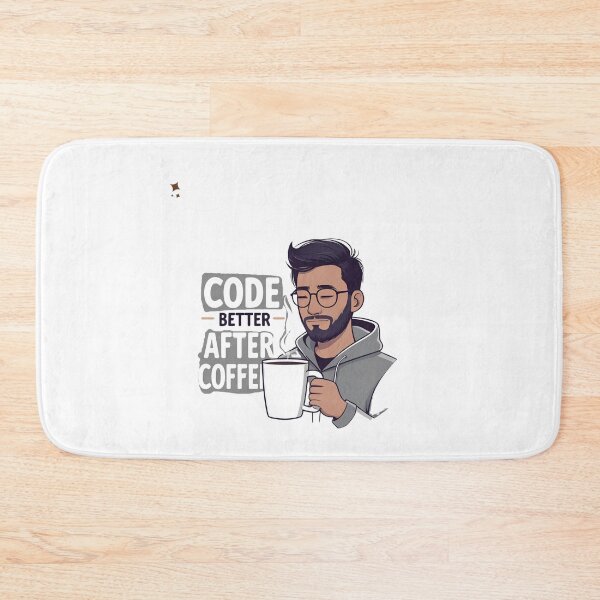 Item preview, Code Better After Coffee – Funny Programmer designed and sold by TheTeeSpark.