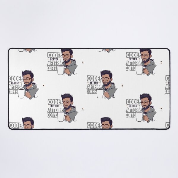 Item preview, Code Better After Coffee – Funny Programmer designed and sold by TheTeeSpark.