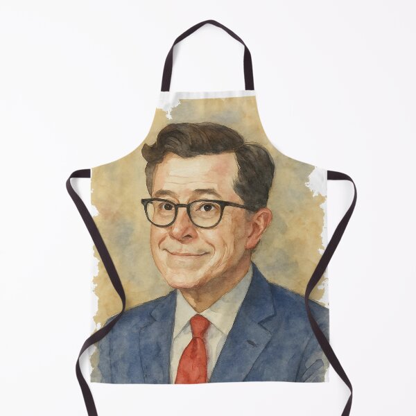 Item preview, Stephen Colbert Watercolor Painting designed and sold by Juana-.