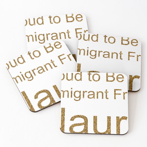 Item preview, PROUD TO BE AN IMMIGRANT FROM NAURU SEQUIN designed and sold by TheIconSmith.