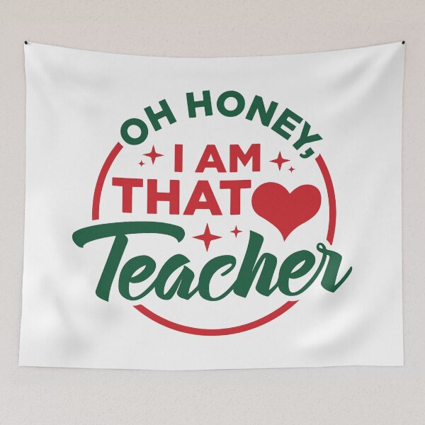 Item preview, Oh Honey I am that Teacher designed and sold by HarrisStudio.