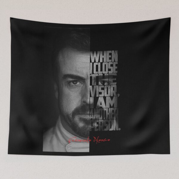 Item preview, Fernando Alonso – F1 Quote Poster designed and sold by Enea Kelo.