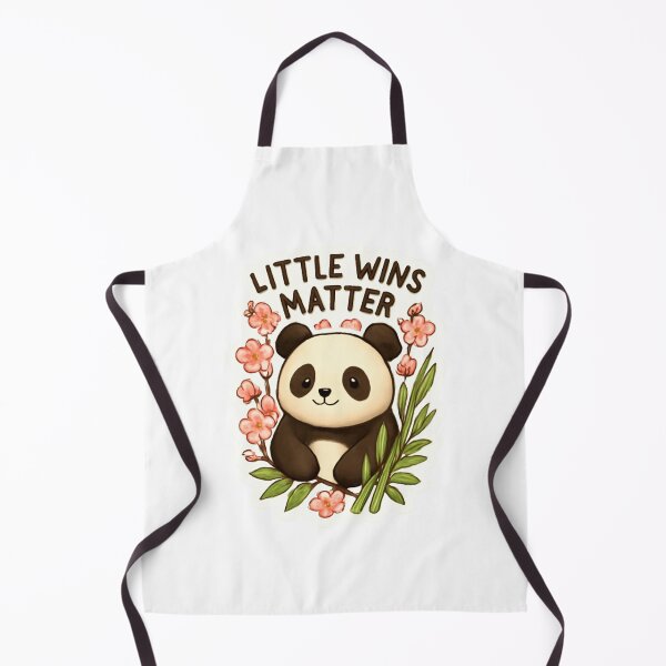 Item preview, Little Wins Matter Panda Sticker Design designed and sold by Stickerrwallah.