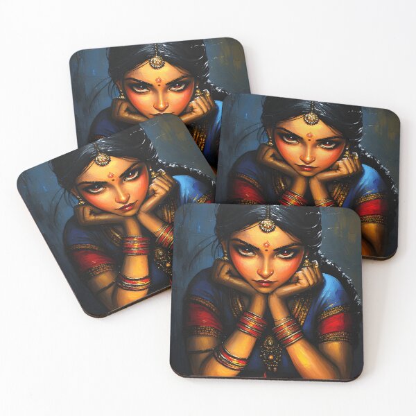 Item preview, Enchanting Portrait of a Woman with a Deep Gaze designed and sold by Artessie.