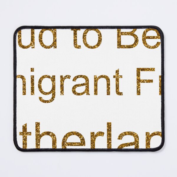 Item preview, PROUD TO BE AN IMMIGRANT FROM NETHERLANDS SEQUIN designed and sold by TheIconSmith.