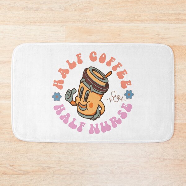 Item preview, Half Coffee Half Nurse – Nurse Life Caffeine designed and sold by artcultreone.