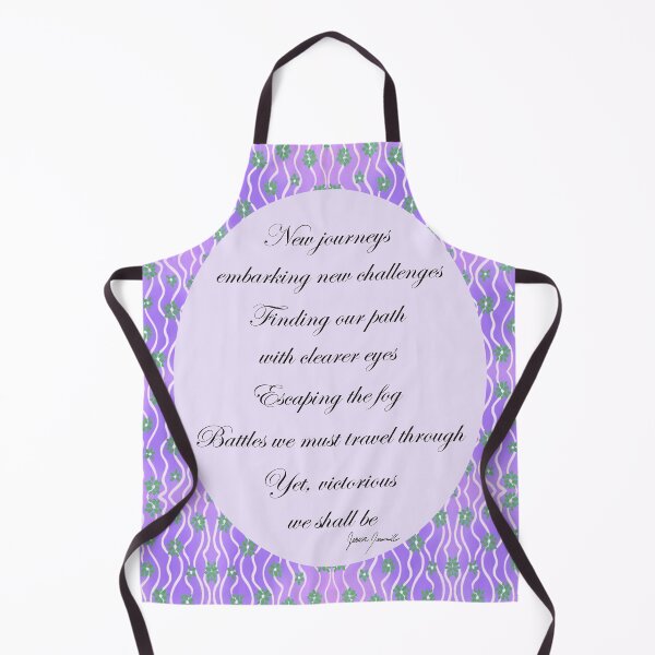 Item preview, Recovery Wall Art - Hopeful Poem with Purple Vines - For Healing designed and sold by Claudia Lucia Art - Design.