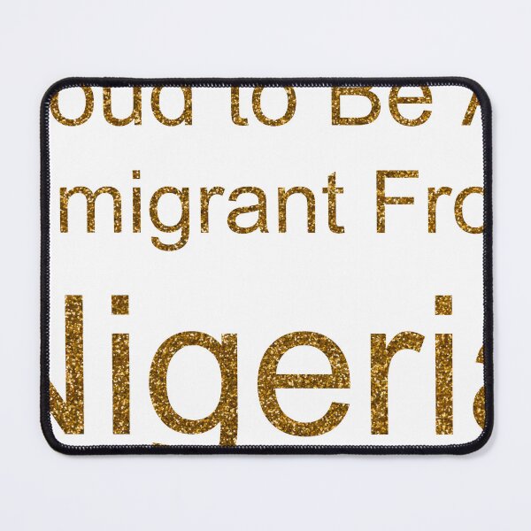 Item preview, PROUD TO BE AN IMMIGRANT FROM NIGERIA SEQUIN designed and sold by TheIconSmith.