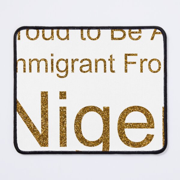Item preview, PROUD TO BE AN IMMIGRANT FROM NIGER SEQUIN designed and sold by TheIconSmith.