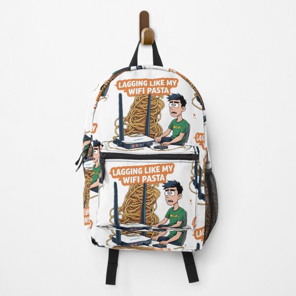 Item preview, Lagging Like My WIFI Pasta | Funny Gamer Internet  designed and sold by TheTeeSpark.