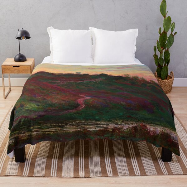 Item preview, The Village of La Roche Blond Sunset   1889 by Claude Monet designed and sold by GabyddAlessandr.