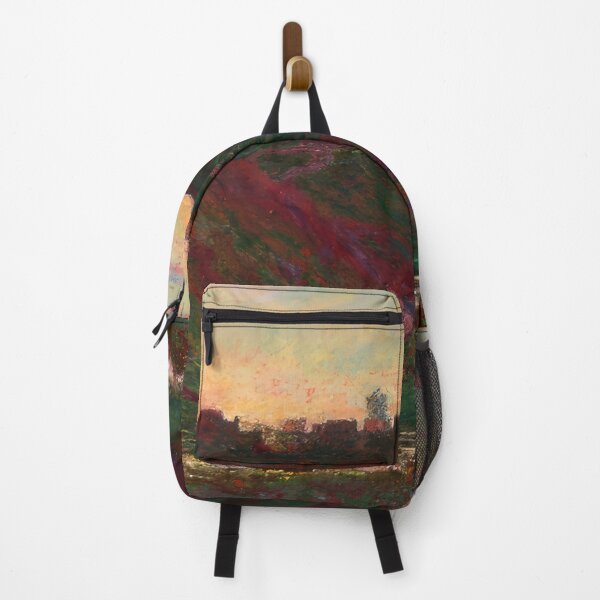 Item preview, The Village of La Roche Blond Sunset 1889 by Claude Monet designed and sold by GabyddAlessandr.