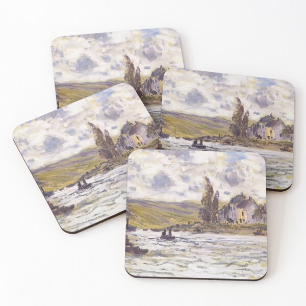 Item preview, The Village of Lavacourt   1878 by Claude Monet designed and sold by GabyddAlessandr.