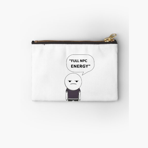 Item preview, Full NPC Energy – Funny Minimal Meme Character Shirt designed and sold by TheTeeSpark.