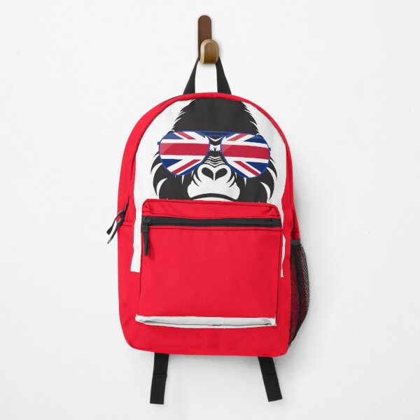 Item preview, Gorilla in union jack glasses designed and sold by moll2025.