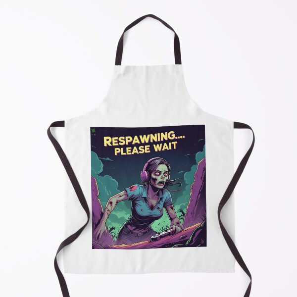 Item preview, Respawning Please Wait – Funny Zombie Gamer Design designed and sold by TheTeeSpark.