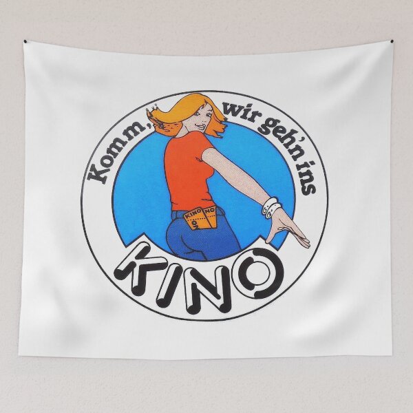 Item preview, Come on, let’s go to the cinema – iconic retro sticker from the 70s designed and sold by Alpha Stag.